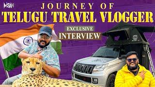 Journey Of Telugu Travel Vlogger Exclusive Interview || Sandeep Telugu Traveller || Misan Tv