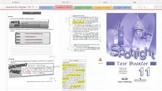 27. Spotlight 11. Module 1. Test booklet part 2. Writing Listening