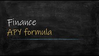 Finance: Using the APY formula in continuous compounding situations