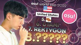 I tried out for the osu! World Cup