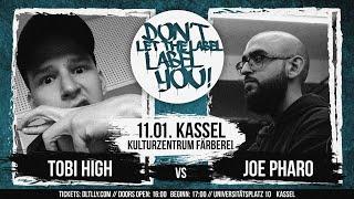 Joe Pharo vs Tobi High // DLTLLY RapBattle (Kassel) // 2020