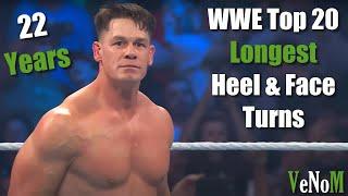 WWE Top 20 Longest Heel & Face Turns in History