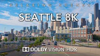 Driving Seattle 8K Dolby Vision HDR - Washington State