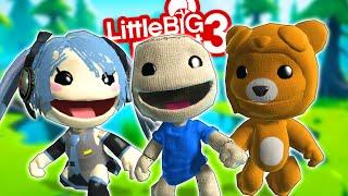 LittleBigPlanet 3 - Sackboy Miku and Rilakkuma Adventure - PC Gameplay | EpicLBPTime