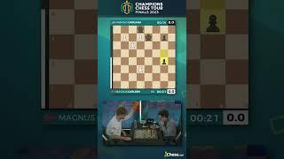 Magnus Carlsen Loses His QUEEN But Still Wins the Game vs. Fabiano Caruana