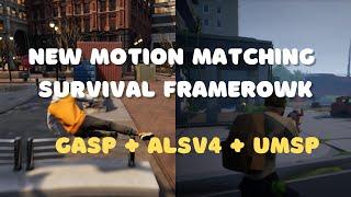 UE5 | MOTION MATCHING GASP + ALS V4, UMSP V5 REPLICATED, Metahuman Support