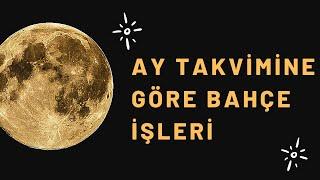 Ay Takvimine Göre Bahçe İşleri (Bitkilerimizi Nasıl Daha Verimli ve Sağlıklı Yetiştirebiliriz?)