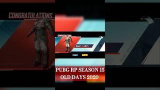 PUBG MOBILE || ROYAL PASS SEASON 15 || 100 RP OUTFIT || #oldisgold #olddays #pubgmobile ||