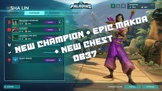 NEW CHAMPION + MAKOA EPIC + COLOSSAL CHESTS! (Paladins OB37 PTS Footage)