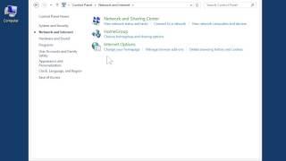Windows 8.0 Professional - Configure LAN Settings