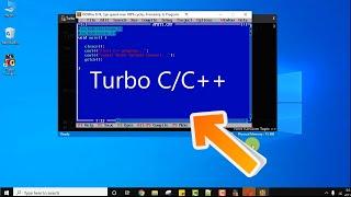 How to Disable Full Screen Mode on Turbo C/C++