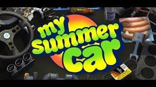 my summer car part 21 sweden.test drive to the airport and drag racing