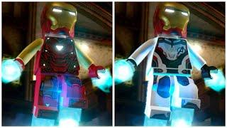 All IRON MAN Avengers: Endgame Suits in LEGO Marvel Super Heroes 2 Cutscene