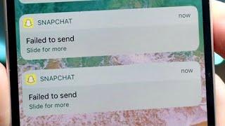 How To FIX Snapchats Failed To Send! (2021)