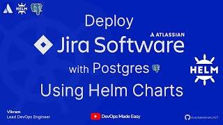 Setup Jira with Postgres using Helm Charts