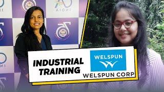 Industrial Training At Welspun Corp (4 Months Study leaves + 15 days leaves for MCS/ITT) #cafinal