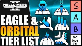 Eagle & Orbital Stratagems Tier List in Helldivers 2