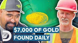 $7,000 Daily Gold Haul For Homestead Family | Gold Rush: Mine Rescue With Freddy & Juan