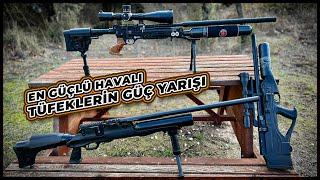 En Güçlü Havalı Tüfekler ile Güç Karşılaştırması / Sniper Long-Hercules-Hercules Bully