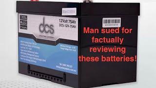 Australian Battery Company DCS Sues YouTuber Who Reviewed Their Batteries!