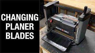 Replacing Porter Cable Planer Blades | How To