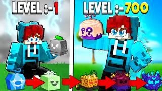 Noob To Pro But Every 100 Levels I Have To Roll A Fruit! [Blox Fruits Hindi]