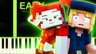 Don’t Come Crying | Minecraft FNAF Sister Location Song - EASY Piano Tutorial