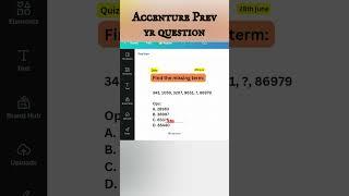 Accenture Test Question : Accenture cognitive assessment 2023