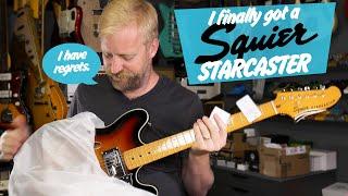 Squier Starcaster Unboxing & First (actually second) Impressions. I have strong feelings about this.