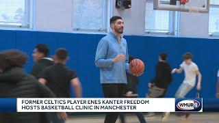 Former Celtic holds basketball clinic in Manchester