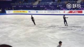 Yuzuru Hanyu Let's Go Crazy 4CC practice