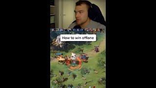 Dota 2 - How to win Offlane vs any Core! FAST! 4 Steps to glory and more MMR #dota2 #shorts #offlane