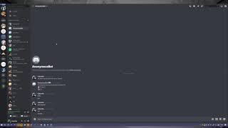 Anonymous Discord Bot Demo