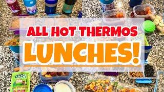 2021 *HOT THERMOS* SCHOOL LUNCH IDEAS! // BACK TO SCHOOL LUNCH IDEAS FOR KIDS! // WHAT THEY ATE!