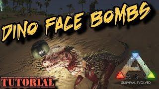 Dino Face Bombs - Trolling the official servers - Ark Survival Evolved