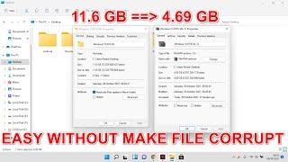 How to Compress BIG File to Smaller