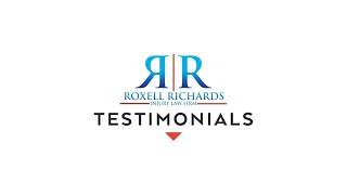 Client testimonial | Roxell Richards Law firm