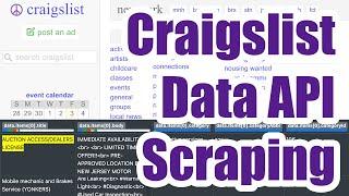 No-Code Craigslist API Data Scraping with HAR Files