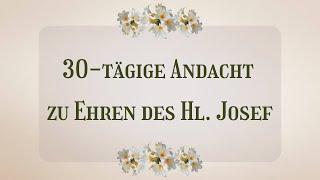 30-tägige Schutzmantel Andacht zu Ehren des hl. Josef