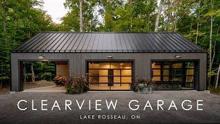 Luxury Garage Design on Lake Rosseau | Clearview Garage