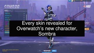 Every skin revealed for Overwatch’s new character, Sombra