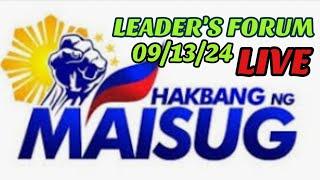 LIVE NOW!!! HAKBANG NG MAISUG LEADER'S FORUM #hakbangngmaisug