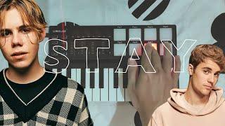 STAY - The Kid LAROI, Justin Bieber (MIDI Keyboard Cover) | Live Looping | Worlde Panda Mini