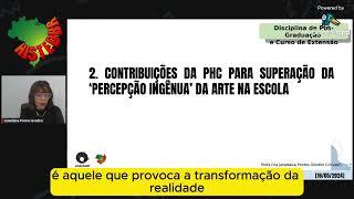 A superação da "percepção ingênua" da arte na escola - JANEDALVA GONDIM