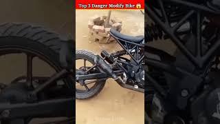 Top 3 Danger Modify Bike #shorts #viral @MRINDIANHACKER @CrazyXYZ