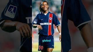 Ronaldinho's rise to international fame began when he joined Paris Saint-Germain