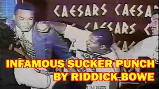 Riddick Bowe vs Larry Donald.  Sucker Punch!