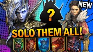 5 BROKEN CHAMPIONS that SOLO DUNGEON BOSSES (Updated) - Raid: Shadow Legends Tier List Guide