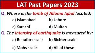 LAT Past Papers 2023 | LAT Test Past Past Papers 2023 | HEC LAT Past Papers 2023 | LAT 2023 Mcqs