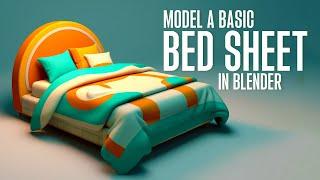 Bed Sheet Modeling in Blender ||Easy Tutorial || Must Watch